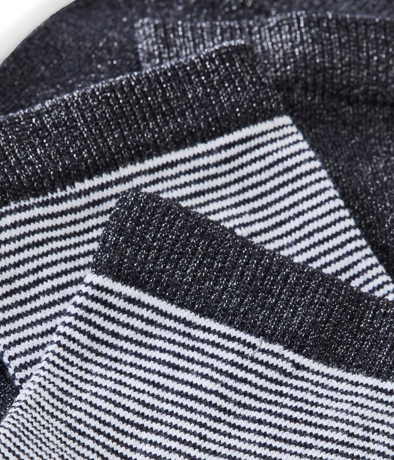 Lotto di calzini a met&agrave; polpaccio donna multicolore