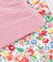 Set di shorty lunghi in cotone a fiori bambina multicolore