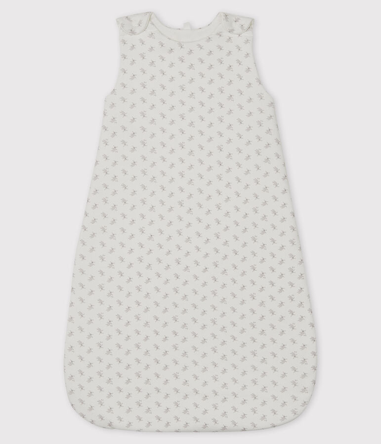 Sacco nanna beb&egrave; a costine bianco/multicolore