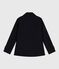 Caban donna in panno di lana blu SMOKING