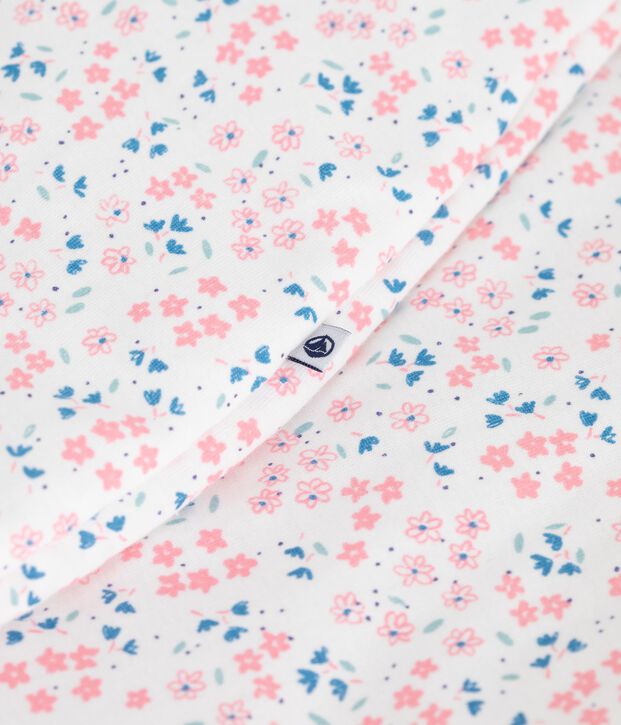 Sacco nanna neonato in cotone con stampa a fiori TOG 2 bianco/multicolore