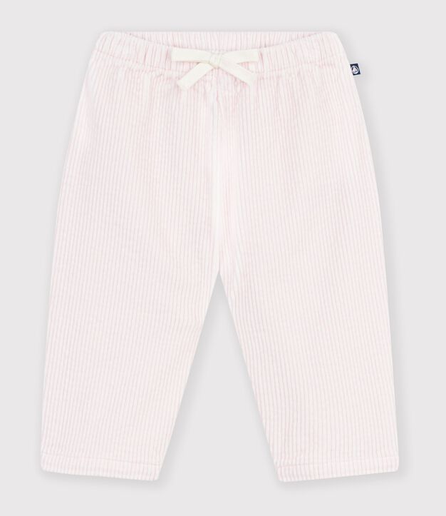 Pantaloni in velluto tinta unita neonato BARELY