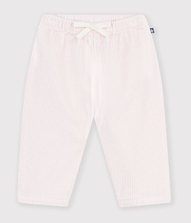 Pantaloni in velluto tinta unita neonato BARELY