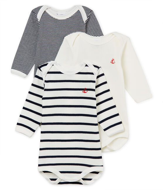 Trio body manica lunga bebè VARIANTE 1 CN
