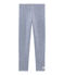 Legging caldo donna blu MEDIEVAL/bianco MARSHMALLOW