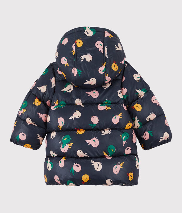 Piumino in poliestere beb&egrave;. blu/multicolore