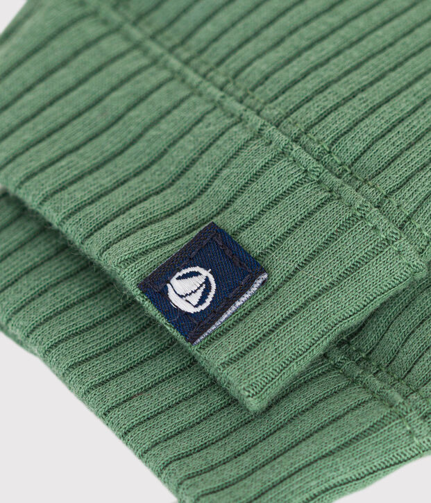 Leggins beb&egrave; in cotone verde