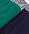 Set di boxer in cotone ed elastan tinta unita bambino multicolore