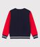 Cardigan teddy in molleton bambina/bambino rosso PEPS/blu SMOKING