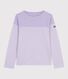 T-shirt marinière in cotone Donna