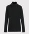 Dolcevita in lana e cotone Donna nero NOIR