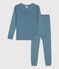 Pigiama in cotone e lyocell per bimba/bimbo blu ROVER