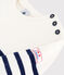Pullover in misto lana e cotone a righe bambino blu MARSHMALLOW/ SOIR