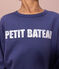 Pigiama bambino unisex in cotone Petit Bateau  blu CHALOUPE