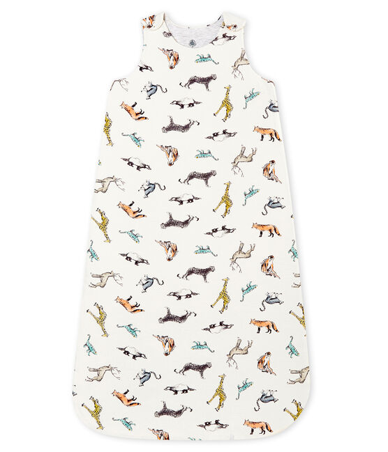 Sacco nanna reversibile bebé maschio bianco MARSHMALLOW/bianco MULTICO