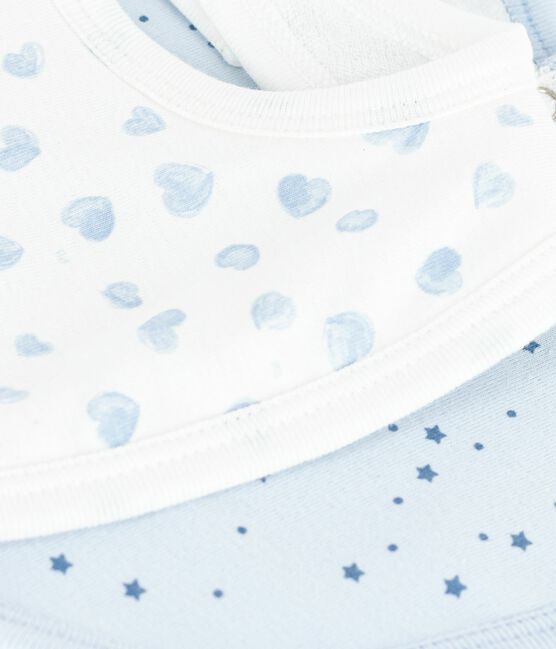 Set di bavaglini in cotone con stampa neonato variante 1
