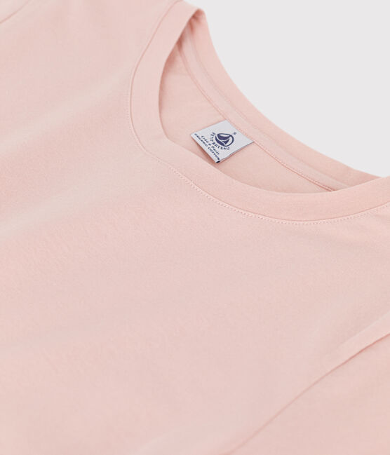 T-shirt LE CLASSIQUE girocollo in cotone Donna rosa SALINE