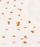 Camicia da notte orangettes donna in cotone bianco MARSHMALLOW/bianco MULTICO