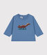 T-shirt a maniche lunghe in jersey sottile neonato