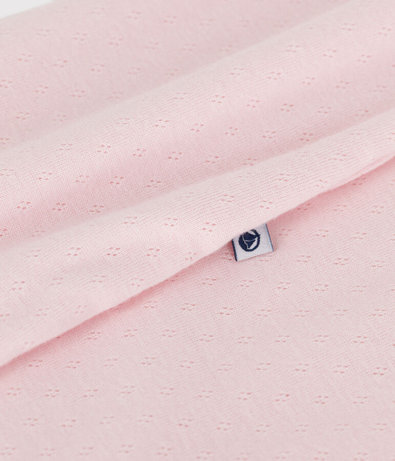 Sacco nanna per neonati in cotone tinta unita TOG 0,5 rosa