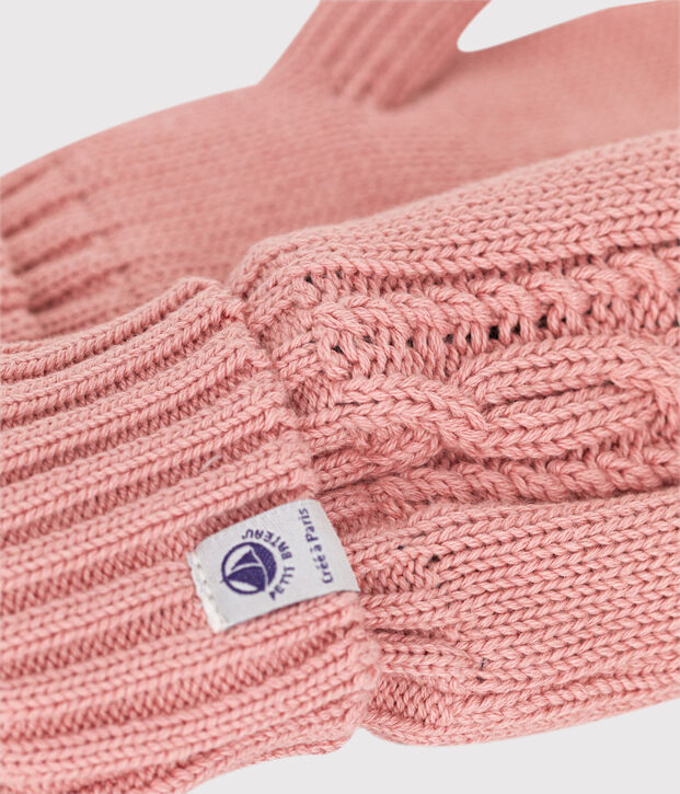 Muffole bambino unisex rosa
