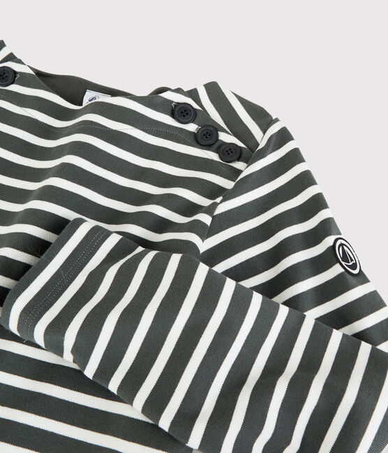 Marinière Donna grigio ORAGE/bianco MARSHMALLOW