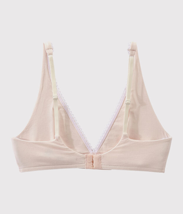 Reggiseno in cotone stretch Donna rosa