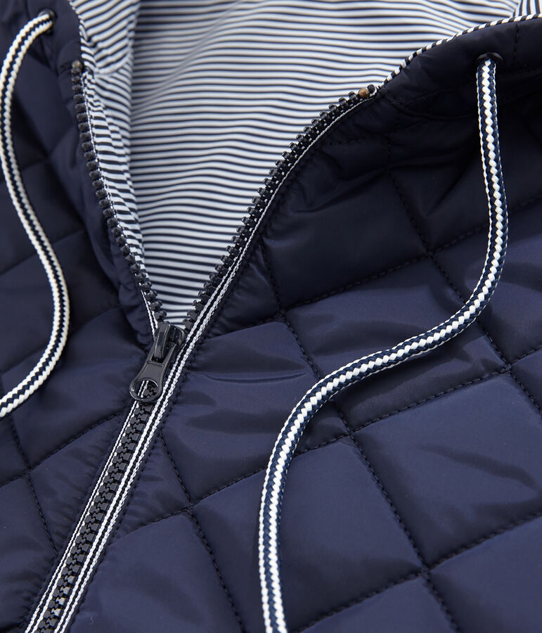 Giacca a vento calda lunga unisex blu SMOKING