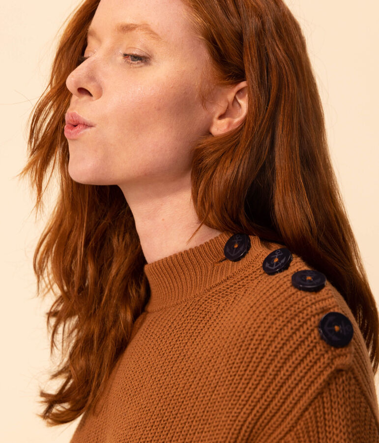 Maglione a costa inglese in cotone Donna ALEZAN