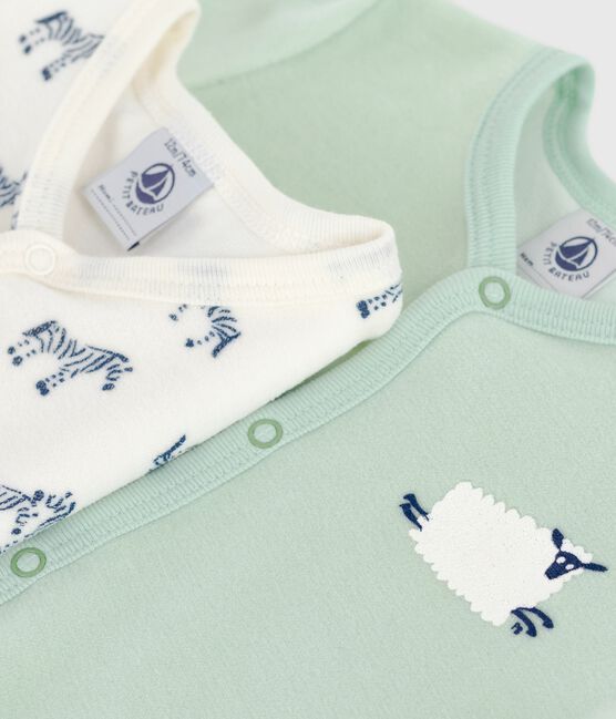 Set di pigiami in cotone con stampa neonato variante 1