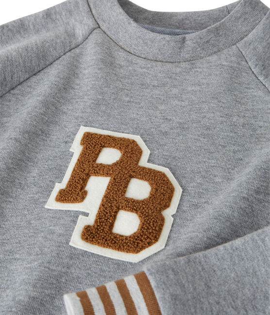 Felpa per bambino grigio SUBWAY CHINE