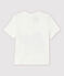 T-shirt maniche corte in cotone bebè maschio bianco MARSHMALLOW