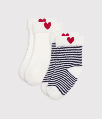Set di calzini unisex per neonati in cotone spugna leggero