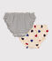 Confezione da 2 slip con frufru, cotone, Donna variante 1