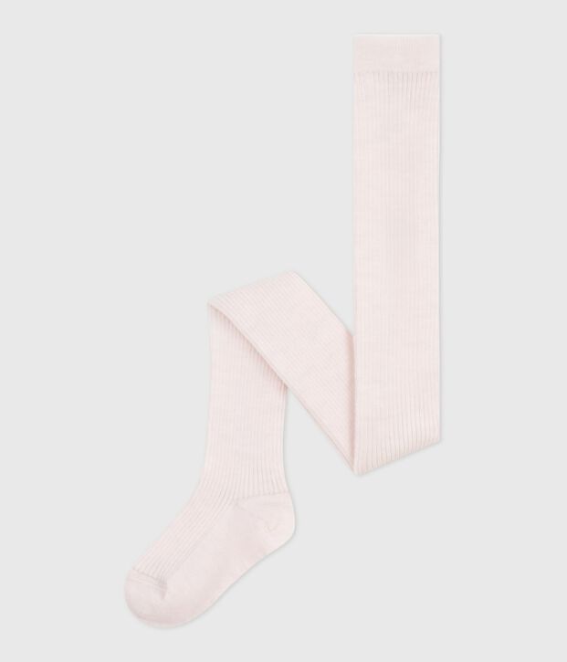 Collant in lana bambina rosa