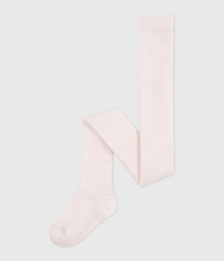 Collant in lana bambina rosa