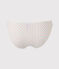 Culotte per bambina stampata in jersey stretch bianco LAIT/bianco MULTICO