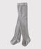Collant bebè femmina grigio BELUGA CHINE