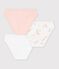Lot de 3 culottes en coton multicolore