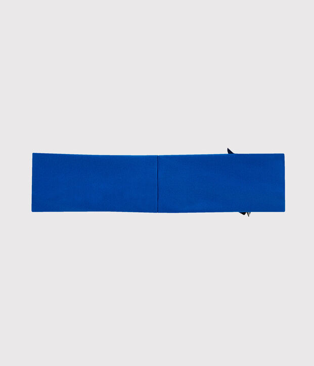 Fascia per capelli beb&egrave; femmina blu