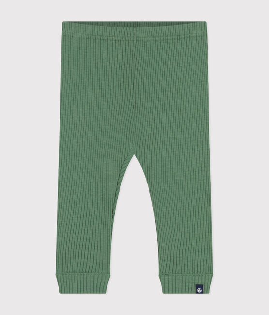 Leggins bebè in cotone  verde PALMERAIE