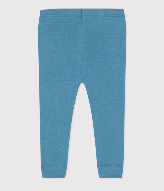 Leggings in cotone per bebè blu POLOCHON