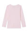 T-shirt bambina in lana e cotone rosa VIENNE/rosa GRETEL