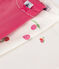 Set da 3 body a maniche corte in cotone a fiori neonato variante 1