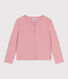 Cardigan in cotone tinta unita bambino