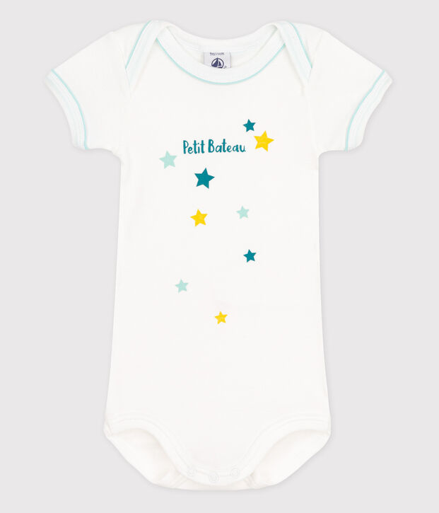 Body manica corta beb&egrave; bianco