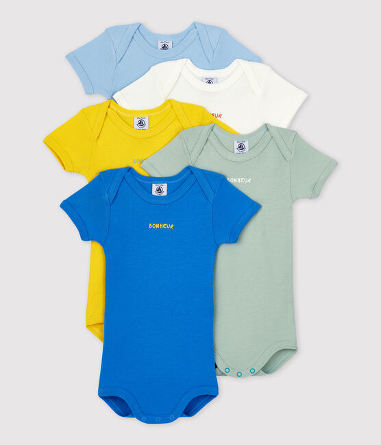 Confezione da 5 body manica corta in cotone variante 1