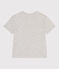 T-shirt a maniche corte in cotone con stampa bambino grigio BELUGA CHINE