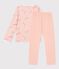 Pyjama  en velours bianco/rosa/multicolore