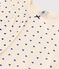 Pigiama bambina manica corta cuore in cotone bianco AVALANCHE/ NEWBLEU